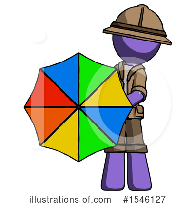 Royalty-Free (RF) Purple Design Mascot Clipart Illustration by Leo Blanchette - Stock Sample #1546127