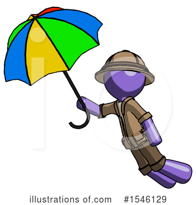 Royalty-Free (RF) Purple Design Mascot Clipart Illustration by Leo Blanchette - Stock Sample #1546129
