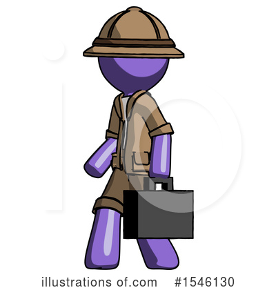 Royalty-Free (RF) Purple Design Mascot Clipart Illustration by Leo Blanchette - Stock Sample #1546130