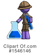 Purple Design Mascot Clipart #1546146 by Leo Blanchette