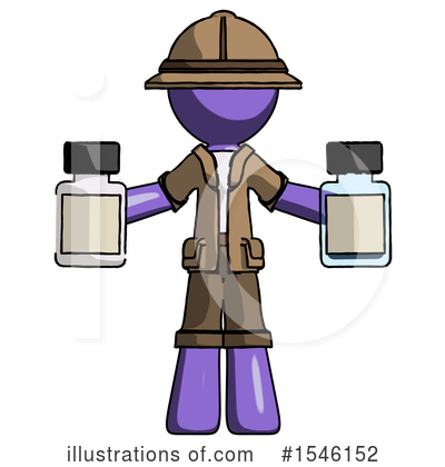 Royalty-Free (RF) Purple Design Mascot Clipart Illustration by Leo Blanchette - Stock Sample #1546152