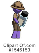 Purple Design Mascot Clipart #1546153 by Leo Blanchette