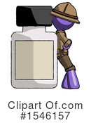 Purple Design Mascot Clipart #1546157 by Leo Blanchette
