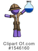 Purple Design Mascot Clipart #1546160 by Leo Blanchette