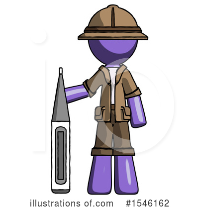 Royalty-Free (RF) Purple Design Mascot Clipart Illustration by Leo Blanchette - Stock Sample #1546162