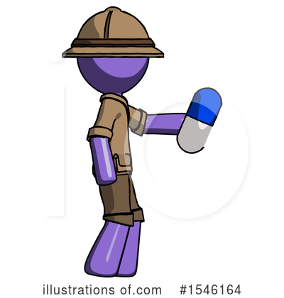 Royalty-Free (RF) Purple Design Mascot Clipart Illustration by Leo Blanchette - Stock Sample #1546164