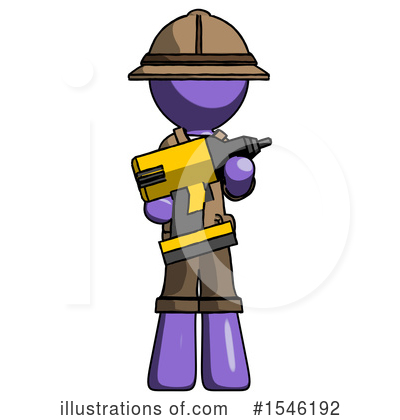 Royalty-Free (RF) Purple Design Mascot Clipart Illustration by Leo Blanchette - Stock Sample #1546192