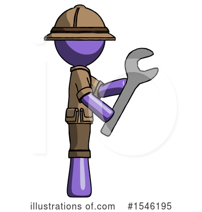 Royalty-Free (RF) Purple Design Mascot Clipart Illustration by Leo Blanchette - Stock Sample #1546195