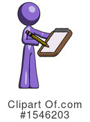 Purple Design Mascot Clipart #1546203 by Leo Blanchette