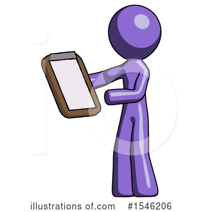 Royalty-Free (RF) Purple Design Mascot Clipart Illustration by Leo Blanchette - Stock Sample #1546206