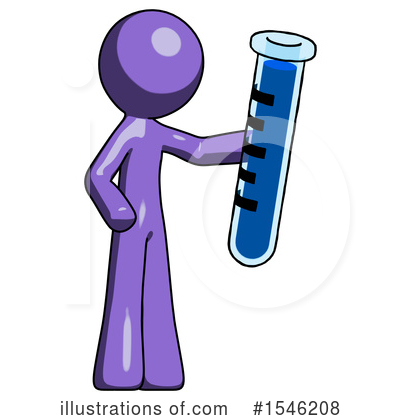 Royalty-Free (RF) Purple Design Mascot Clipart Illustration by Leo Blanchette - Stock Sample #1546208