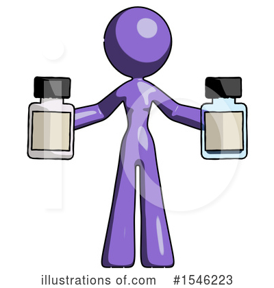 Royalty-Free (RF) Purple Design Mascot Clipart Illustration by Leo Blanchette - Stock Sample #1546223