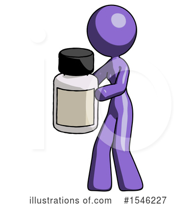 Royalty-Free (RF) Purple Design Mascot Clipart Illustration by Leo Blanchette - Stock Sample #1546227