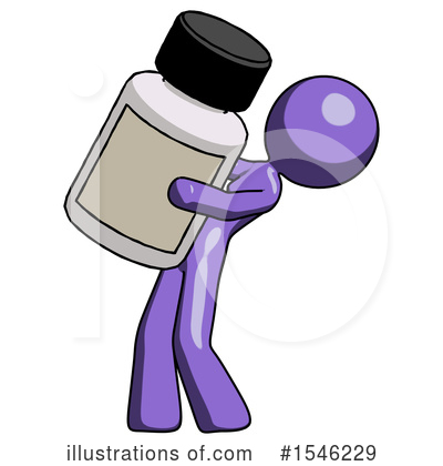 Royalty-Free (RF) Purple Design Mascot Clipart Illustration by Leo Blanchette - Stock Sample #1546229