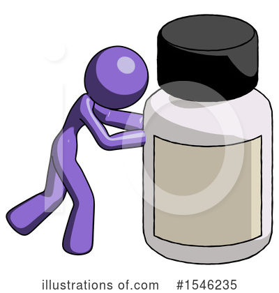 Royalty-Free (RF) Purple Design Mascot Clipart Illustration by Leo Blanchette - Stock Sample #1546235