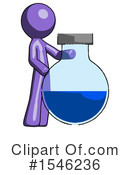 Purple Design Mascot Clipart #1546236 by Leo Blanchette