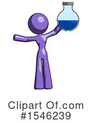 Purple Design Mascot Clipart #1546239 by Leo Blanchette