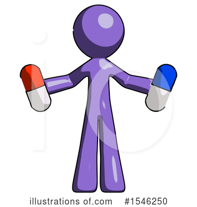 Royalty-Free (RF) Purple Design Mascot Clipart Illustration by Leo Blanchette - Stock Sample #1546250