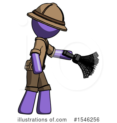 Royalty-Free (RF) Purple Design Mascot Clipart Illustration by Leo Blanchette - Stock Sample #1546256