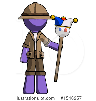Royalty-Free (RF) Purple Design Mascot Clipart Illustration by Leo Blanchette - Stock Sample #1546257