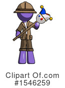 Purple Design Mascot Clipart #1546259 by Leo Blanchette