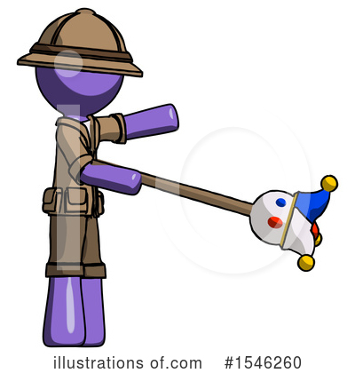 Royalty-Free (RF) Purple Design Mascot Clipart Illustration by Leo Blanchette - Stock Sample #1546260