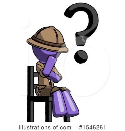 Royalty-Free (RF) Purple Design Mascot Clipart Illustration by Leo Blanchette - Stock Sample #1546261