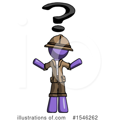 Royalty-Free (RF) Purple Design Mascot Clipart Illustration by Leo Blanchette - Stock Sample #1546262