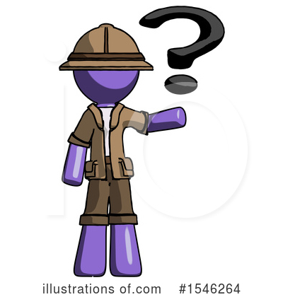 Royalty-Free (RF) Purple Design Mascot Clipart Illustration by Leo Blanchette - Stock Sample #1546264