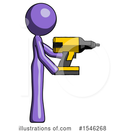 Royalty-Free (RF) Purple Design Mascot Clipart Illustration by Leo Blanchette - Stock Sample #1546268