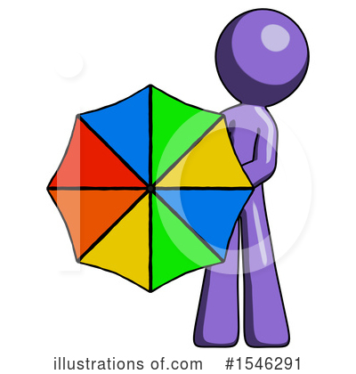 Royalty-Free (RF) Purple Design Mascot Clipart Illustration by Leo Blanchette - Stock Sample #1546291