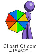 Purple Design Mascot Clipart #1546291 by Leo Blanchette