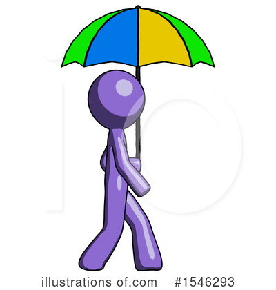 Royalty-Free (RF) Purple Design Mascot Clipart Illustration by Leo Blanchette - Stock Sample #1546293