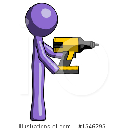 Royalty-Free (RF) Purple Design Mascot Clipart Illustration by Leo Blanchette - Stock Sample #1546295