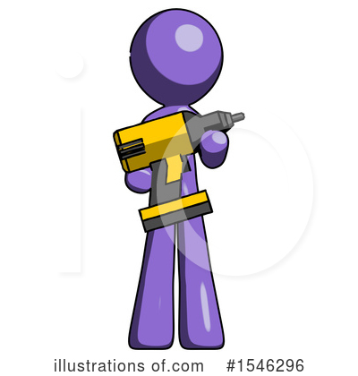 Royalty-Free (RF) Purple Design Mascot Clipart Illustration by Leo Blanchette - Stock Sample #1546296