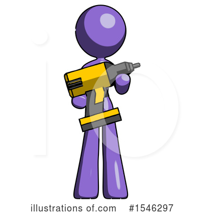 Royalty-Free (RF) Purple Design Mascot Clipart Illustration by Leo Blanchette - Stock Sample #1546297