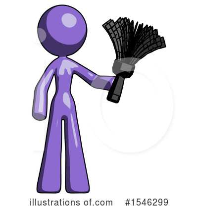 Royalty-Free (RF) Purple Design Mascot Clipart Illustration by Leo Blanchette - Stock Sample #1546299