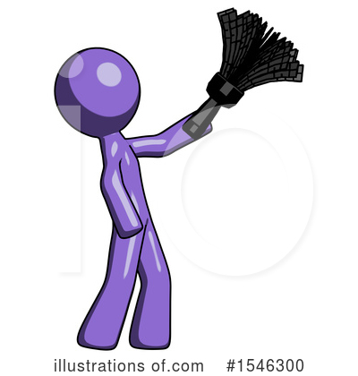 Royalty-Free (RF) Purple Design Mascot Clipart Illustration by Leo Blanchette - Stock Sample #1546300