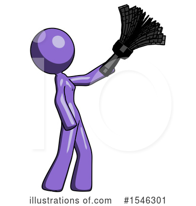Royalty-Free (RF) Purple Design Mascot Clipart Illustration by Leo Blanchette - Stock Sample #1546301