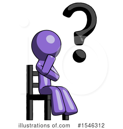 Royalty-Free (RF) Purple Design Mascot Clipart Illustration by Leo Blanchette - Stock Sample #1546312