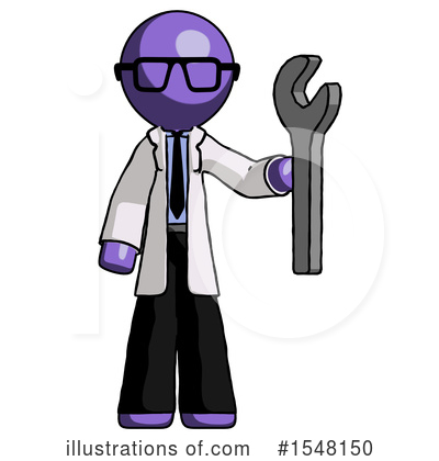 Royalty-Free (RF) Purple Design Mascot Clipart Illustration by Leo Blanchette - Stock Sample #1548150