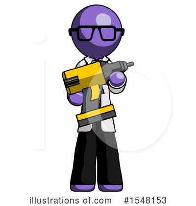 Royalty-Free (RF) Purple Design Mascot Clipart Illustration by Leo Blanchette - Stock Sample #1548153