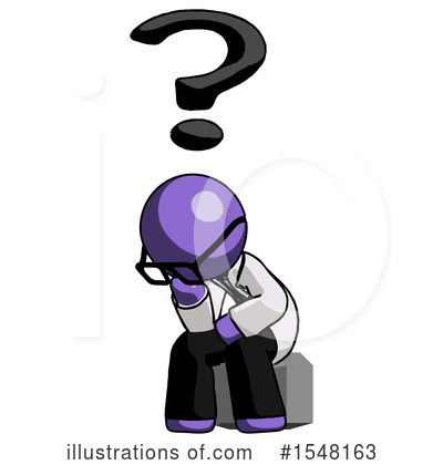 Royalty-Free (RF) Purple Design Mascot Clipart Illustration by Leo Blanchette - Stock Sample #1548163