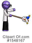 Purple Design Mascot Clipart #1548167 by Leo Blanchette