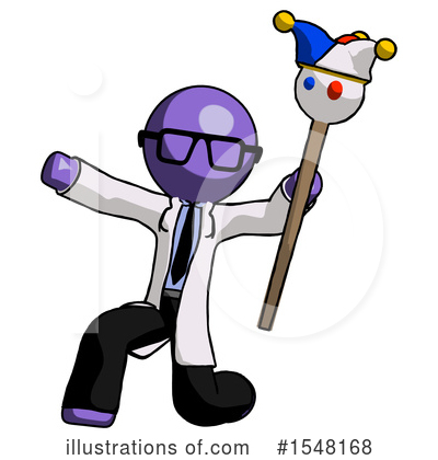 Royalty-Free (RF) Purple Design Mascot Clipart Illustration by Leo Blanchette - Stock Sample #1548168
