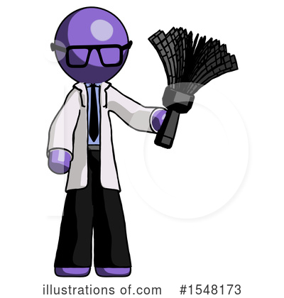 Royalty-Free (RF) Purple Design Mascot Clipart Illustration by Leo Blanchette - Stock Sample #1548173