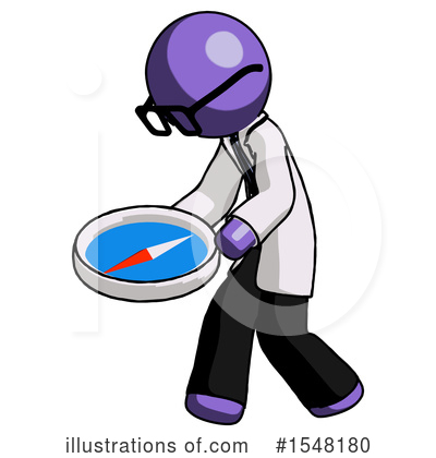 Royalty-Free (RF) Purple Design Mascot Clipart Illustration by Leo Blanchette - Stock Sample #1548180