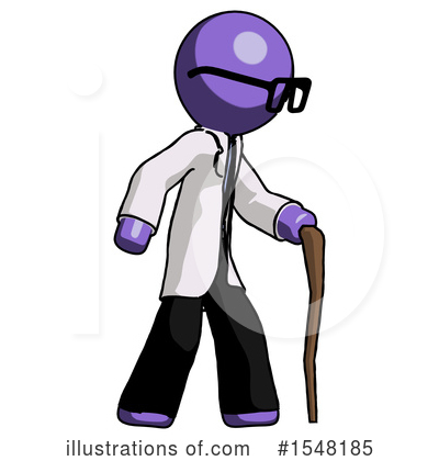Royalty-Free (RF) Purple Design Mascot Clipart Illustration by Leo Blanchette - Stock Sample #1548185