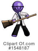 Purple Design Mascot Clipart #1548187 by Leo Blanchette