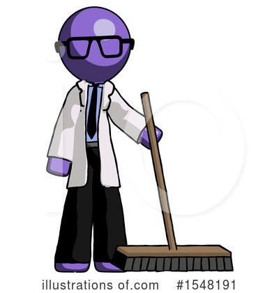 Royalty-Free (RF) Purple Design Mascot Clipart Illustration by Leo Blanchette - Stock Sample #1548191
